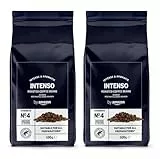 by Amazon Intenso Kaffeebohnen, Leicht Geröstet, 1kg (2 Packungen à 500g) – Rainforest-Alliance-zertifiziert