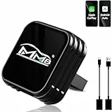 MMB Wireless CarPlay Adapter, kabelgebundenes Mühelos In kabelloses CarPlay um,Geeignet Für Fahrzeuge Mit CarPlay, kompatibel mit iPhone iOS 10+ und Android Auto, Mini & Stabiler Adapter