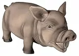 TRIXIE Schwein - quietschendes Hundespielzeug aus Latex für langen Spielspaß - 21 cm spannendes Kauspielzeug mit Sound - 35491