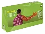 Kerbl 15364 Einmalhandschuhe Vetbasic, 90 cm Länge, 100 Stück, orange