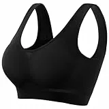 Sport BH Damen Push Up Bandeau Große Brüste Seamless Yoga Ohne Bügel Bikini Set T Shirt Bustier Gepolstert Verschluss Gxoulrra 95F Unterbrust Schwitzschutz 70E