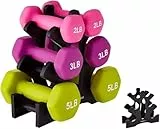 Topyond Kurzhantelablage, 3 Stufen Hantelhalterung, PP Hantelbaum, 23x22.5x8.5cm Hantelhalterung, Für Krafttraining Gymnastik Und Fitness(Dumbbells Nicht Enthalten)