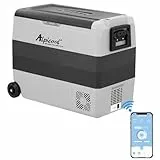 Alpicool T60 60L Kompressor Kühlbox 12V tragbarer Kühlschrank elektrische Gefrierbox klein Gefrierschrank für Auto camping, Lkw, Boot und Steckdose mit USB-Anschluss, -20℃ bis 20℃