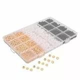 1 Box Weicher Ton Set Zubehör Für Perlen DIY Handwerk Charms Abstandshalter Perlenarmband DIY Zubehör Armband Perlenarmband Herstellung Von Zubehör Schmuckzubehör SEWACC