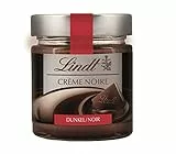 Lindt Crème Noir, Kakaocreme, Schokoladen Brotaufstrich, dunkle Lindt Chocolade, glutenfrei, 220 g
