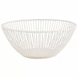APS 30426 Korb -SVART- in whisper white Ø 20 cm, Höhe 8 cm