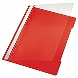 Leitz 4191 – Aktentasche in PVC, standard, mit Deckel transparent rosa