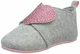 Playshoes Unisex Kinder Filz Hausschuh, grau 23 EU