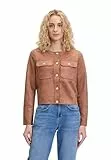 Cartoon Damen Blazer-Jacke mit Taschen 36, Brown Patina
