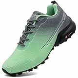 Dhinash Traillaufschuhe Herren Laufschuhe Trekking- & Wanderschuhe Turnschuhe Sneaker Sportschuhe Walkingschuhe Outdoor Fitnessschuhe Straßenlaufschuhe Grün Grau Gr.43