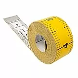 Schneidermaßband, 1 Stück, universal Massband mit 200 cm Gesamtlänge, 2in1 Maßband mit CM und Zoll Skalierung, Ausmessung von Kleidung, Körper-Fett, Rollmaßband, Rolle Messband mit Aufbewahrungsknopf