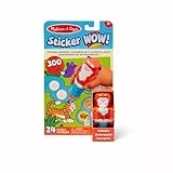 Melissa & Doug - Sticker Wow Stempel-Set Tiger, Mit 300 Stickern, Nachfüllbarer Sticker-Stempel und 24-seitiger Aktivitätenblock, Für Kinder ab 3 Jahren