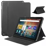 Amazon Fire HD 8 Tablet Hülle.Fire HD 8 Case,(12./10. Gen, 2024/2022/2020 Release) Faltbarer Vorderseite aus Leder und Weich TPU Rückseite für Fire HD 8/Plus/Kids/Kids Pro Tablet, Auto Wake/Sleep.