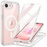 Miracase für iPhone 17e Hülle & iPhone 16e Hülle für MagSafe,[360° Ganzkörper-Stoßfest],integrierter Kratzfester Panzerglas-Schutz,Voll-Kameraschutz,langlebige, Handyhülle für iPhone 17e/16e,Klar