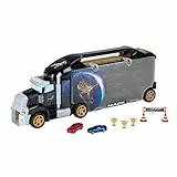 Theo Klein 3500 Mack Sammelkoffer Truck mit integrierter Abfahrtsrampe | 26 Staufächer | Rampe für Coole Rennen | Maße: 62,9 cm x 12 cm x 23,6 cm | Spielzeug für Kinder ab 3 Jahren