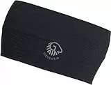Giesswein Unisex Stirnband Brentenjoch 68/07/60458, Gr. One Size, Schwarz (Schwarz 022)