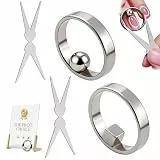 Ring Magnet for Nails,2026 New Ring-Shaped Cat Eye Magnet for Nails,Strong Y&Ring Magnetwith Wide Beam,Heart &French Effects,Portable Hollow Circular Cat Eye for Home DIY,Beginners & Nail Artists