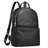 Kattee Echtleder-Rucksack-Geldbörse für Damen Anti-Diebstahl-Rucksack Weiche Arbeit lässiger Tagesrucksack Mode