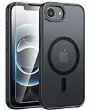 FNTCASE für iPhone 16e Hülle: iPhone 16E 2025 Handyhülle Magnet Matte Translucent Strukturierte Magnetische Slim Militärischer Fallschutz Robuste Strapazierfähige Schutzhülle