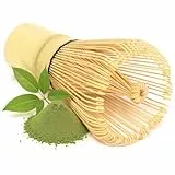 Ulable Bambus-Teebesen, Chasen, für Matchapulver, für die japanische Teezeremonie, erhältlich mit Besenborsten, Bambus, 60-70 prongs