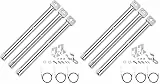 GFTIME 31-44cm Universal Brenner Ersatzteile für Landmann, Tepro, Enders, Campingaz, Master Forge, Perfect Flame, Uniflame Lowes Gasgrills, Edelstahl Rohrbrenner Zubehör, 3 Stück (Packung mit 2)