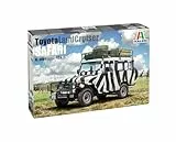 Italeri 3681 1:24 Toyota Safari Landcruiser - Modellbau, Bausatz, Standmodellbau, Basteln, Hobby, Kleben, Plastikbausatz, detailgetreu, Mehrfarbig