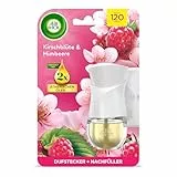 Air Wick Duftstecker: Starter Set mit 1 Nachfüller – Duft: Kirschblüte und Himbeere – Fruchtig-floraler Raumduft für die Steckdose – 1 x Gerät und 1x 19ml Nachfüller