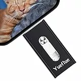 Yueflue USB Stick 64GB, 3 in 1 USB Stick für lPhone Speicherstick mit i0S/Pad/Mac/Android/Typ-C/PC, Speicherstick für lPhone Mehr Speichern Fotos und Videos ohne App herunterzuladen（Gun）