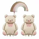 Alegre® Bär Deko: Luftballons & Helium Ballons für Kindergeburtstag & Baby Shower