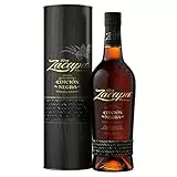 Zacapa Ron Edición Negra, Premium-Rum, Rum, Geschenkidee zu Ostern, intensive Aromen von Schokolade und getrockneten Früchten, 43% Vol., 700 ml Einzelflasche
