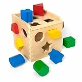 Melissa & Doug - Sortierwürfel, 12-teilig, Holzspielzeug zum Farben und Formen Sortieren, Für Kinder ab 2 Jahren