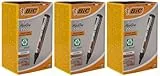 BIC Marking 2300 Permanent Marker (Ecolutions), in Schwarz, Wasserfester Stift auch für Karton, Glas und Kunststoff, mit Rundspitze, 36er Pack