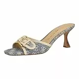 GUESS Damen Dista, Mittelblau/Helles Naturlogo 425, 38 EU