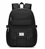 Ternbay Mädchen Schulrucksack Laptop-Rucksack für Middle School Studenten Buchtasche für Mädchen Schwarz