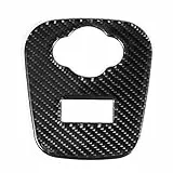 Auto Zigarettenanzünder Verkleidung, Fydun Zigarettenanzünder Panel Cover Trim Aufkleber Carbon Fiber Panel Cover Trim Aufkleber Dekoration Fit für F55 F56 F57