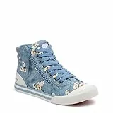 Rocket Dog Damen Jazzin Hi Sneaker, blau, 39 EU