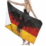 IUBBKI an-Flag Strandtuch, weiche Mikrofaser, saugfähig, Strandbadetuch, Erwachsene, Unisex, Kinder, Handtuchdecke, 32 x 52 Zoll