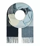 Majea Damenschal Winterschal Strickschal Damen Schal (880041) (blau 11)