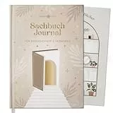 LEBENSKOMPASS Buchclub - Das Lesetagebuch & Sachbuch Journal Vanilla - Hardcover DIN A5 Tagebuch für Erwachsene - Book Reading Bullet Journal Tracker - Booktok