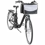 TRIXIE 13106 Front-Box für Fahrräder, 41 × 26 × 26 cm, schwarz/grau