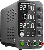 Jesverty DC Power Supply Variable, 0-32V 0-10A Switching Bench Power Supply with 20W USB & Type-C Quick-Charge, Encoder Corase & Fine Adjustment Knob, Output Switch, 4-Digit LED Display - SPS-3010V