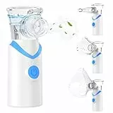 Inhalationsgerät, Larair Inhaliergeräte für Erwachsene & Kinder, Leiser Vernebler, Wiederaufladbarer und Tragbarer Inhalator, Inhalator mit Selbstreinigungsfunktion & Einstellbarem Sprühvolumen, Blau.