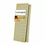 Kaiser Akustikpaneele Wandpaneele Lamellenwand Holzpaneele – Hochwertige Akustikpaneel Holzwandpanele zur Schalldämmung, – Verschiedene Formate verfügbar (1, 240 x 60 cm)