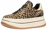 Michael Kors Damen Hayes Lace Up Sneaker, Husk Multi, 38.5 EU