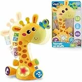 VTech Baby Tanz-mit-Mir-Giraffe – Interaktives, nachsprechendes Plüschtier mit Musik-, Zahlen- und Aufnahmefunktion – Für Kinder von 12-36 Monaten