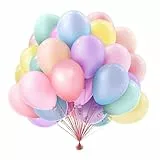 Luftballons Pastell 50 Stück,10 zoll/25cm,luftballons bunt Girlande Luftballons Geburtstag für Deko Geburtstag,Deko Hochzeit,Party Deko,Babyparty