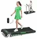 Walking Pad, 4 IN 1 Laufband für Zuhause mit 9% Steigung, 2.5HP Under Desk Schreibtisch Treadmill für Zuhause & Büro mit 12 Programes, Doppelter Stoßdämpfung Bis 150kg Belastbar, Keine Installation
