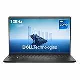 Dell 15 Laptop DC15250 15.6' FHD (1920 x 1080) 120Hz, Intel Core i7-1355U, Intel UHD Graphics, 16GB DDR4 RAM, 512GB SSD, Windows 11 Home, QWERTZ Backlit Keyboard - Black