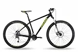HEAD Unisex – Erwachsene Granger Mountainbike, Matt Black/Green, 47