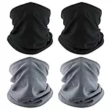 ZOOFUEL Schlauchschal Halstuch für Herren Damen, Multifunktionstuch Winterschal Warme Gesichtsmaske, Windabweisend Halswärmer Warm Fleece Nackenwärmer für Outdoor Ski Motorrad Laufen